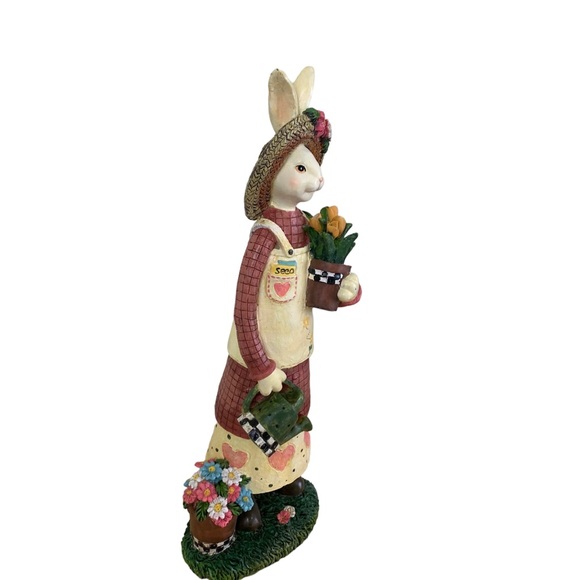 Vintage Easter country cottage core bunny - Picture 2 of 7